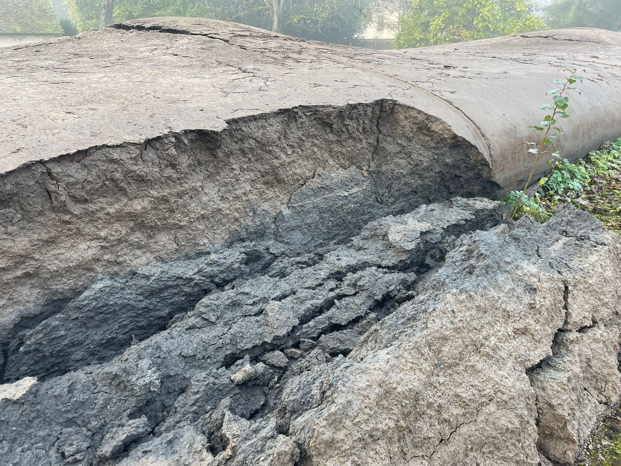 ouverture geotube curage etang vase entretien etang