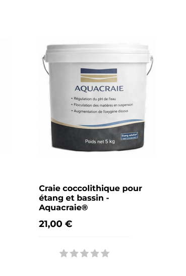 Aquacraie craie coccolithique
