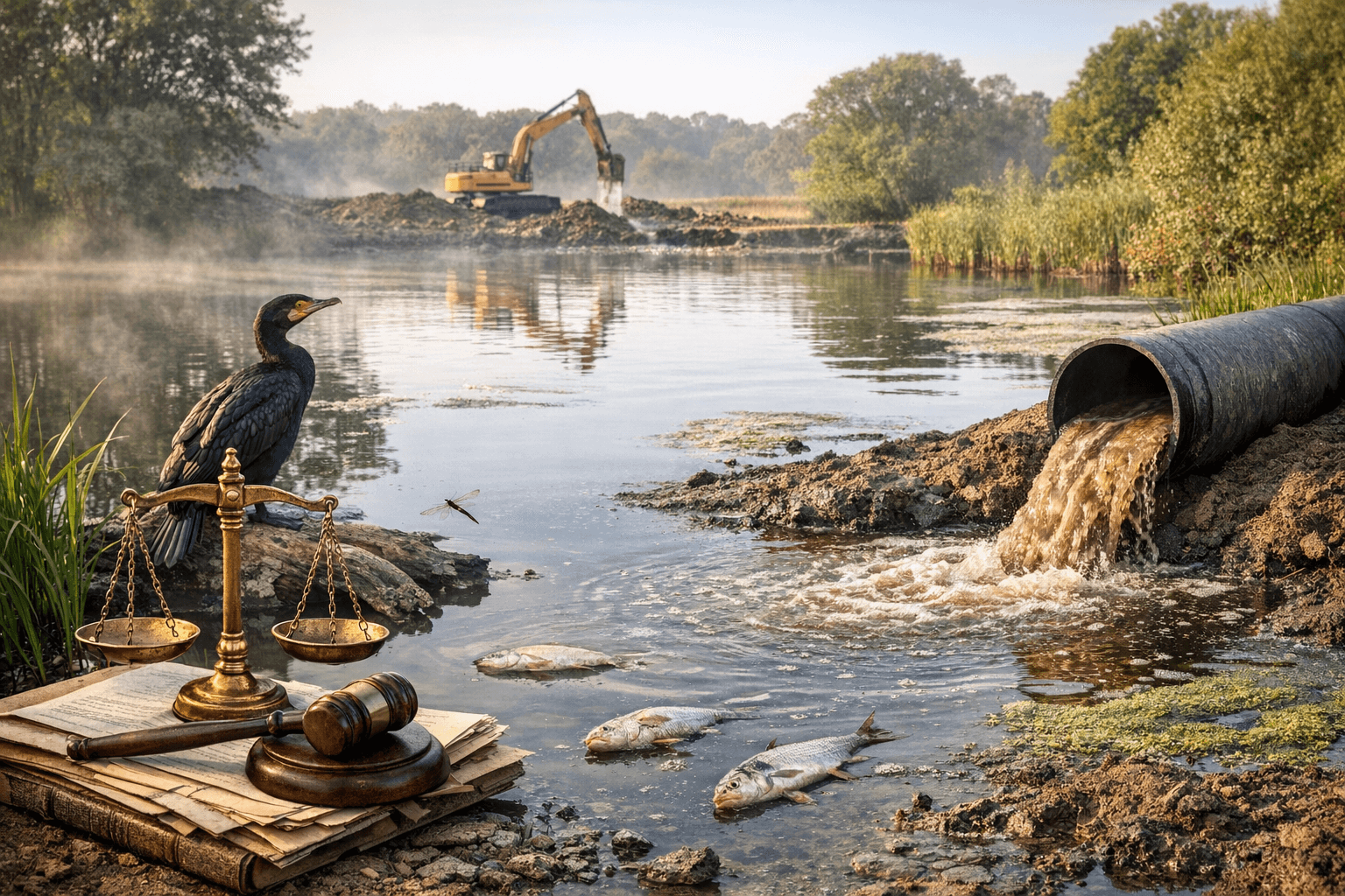 Entretien étang privé